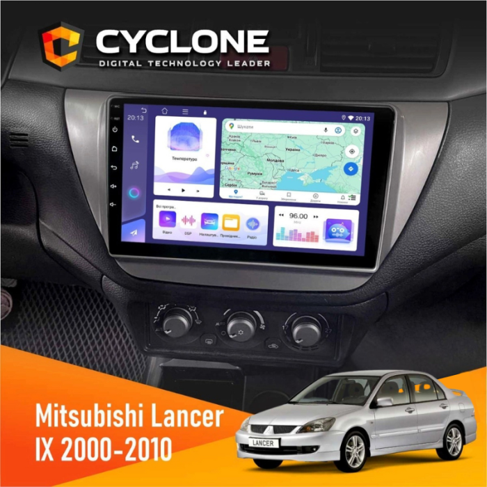 Штатна магнітола Mitsubishi Lancer 9