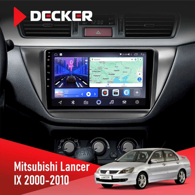 Штатная магнитола Mitsubishi Lancer 9