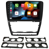 Штатна магнітола Skoda Octavia A5 (2004-2013) чорна рамка