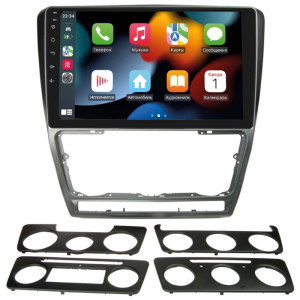 Штатна магнітола Skoda Octavia A5 (2004-2013) сіра рамка