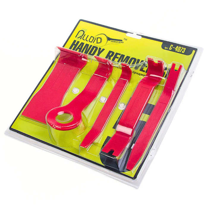 Набір знімачів пластикових Alloid (С-4073) для кліпс і панелей 5 предметів
