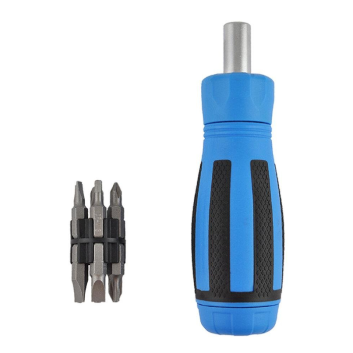 Викрутка реверсивна Molder (MT32312) з комплектом насадок 12 в 1