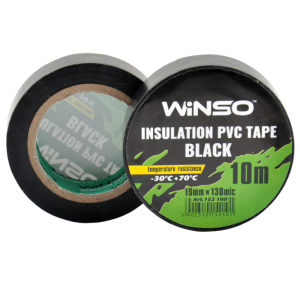 Ізоляційна стрічка Winso чорна 10м 152100 (1шт)