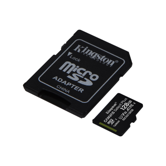 Карта пам’яті microsd Kingston microSDXC 128Gb Canvas Select Plus з перехідником