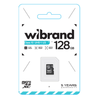 Карта пам’яті microsd Wibrand microSDXC 128 Gb (UHS-1 U3) Class 10 (WICDHU3/128GB)