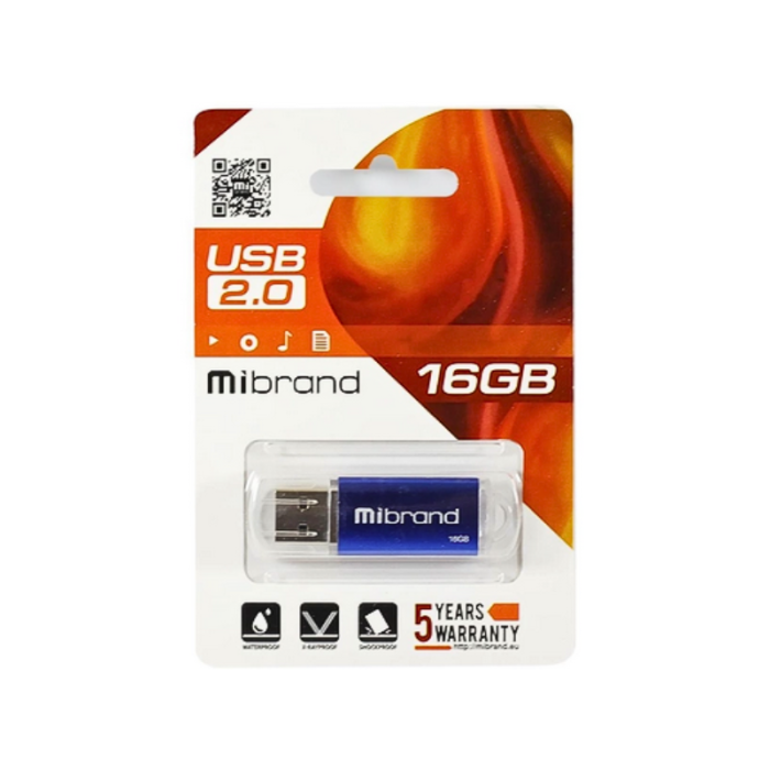 Флешка Mibrand Cougar 16 Gb USB 2.0 blue (MI2.0/CU16P1U)