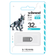 Флешка Wibrand Lynx 32Gb USB 2.0 silver