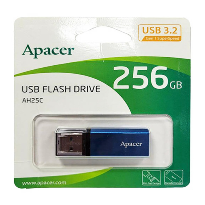 Флешка Apacer AH25C 256Gb USB 3.2 blue (AP256GAH25CU-1)