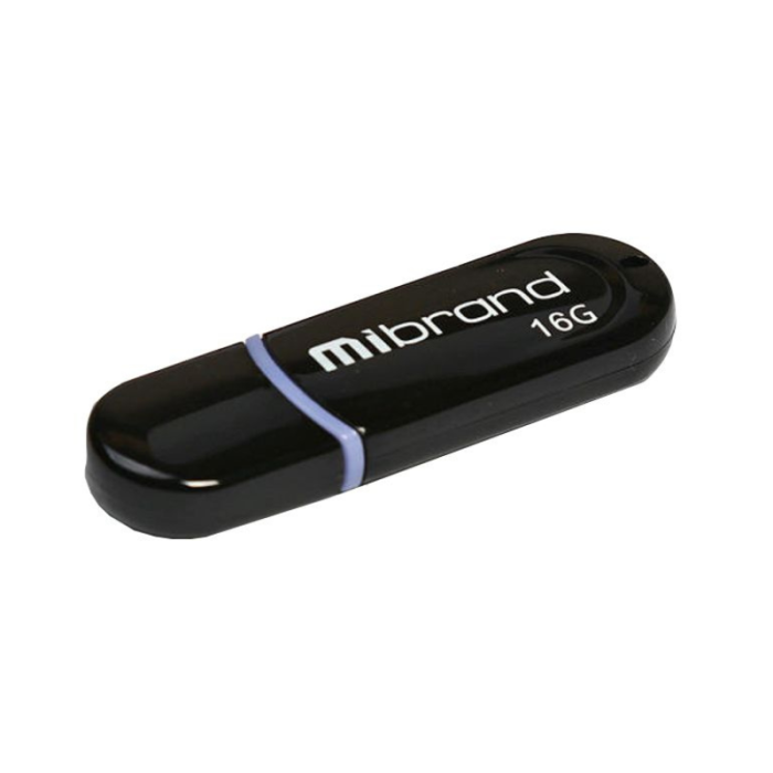 Флешка Mibrand Panther 16Gb USB 2.0 black