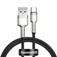 Кабель Baseus Cafule Series Metal Data Cable (CAKF000101) USB to Type-C (black), 1м