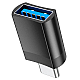 Адаптер Hoco UA17 OTG Type-C (M) to USB (F)