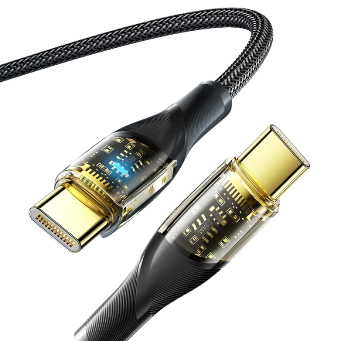 Кабель Essager (EXCTT1-XJ01-P) Type-C to Type-C, 1м