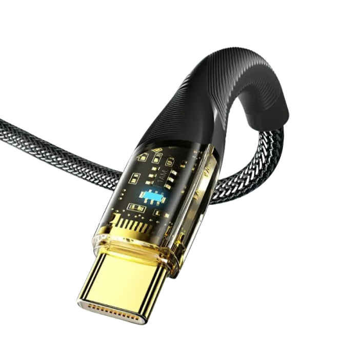 Кабель Essager (EXCTT1-XJ01-P) Type-C to Type-C, 1м