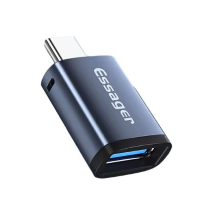 Адаптер Essager OTG USB to Type-C (EZJAC-SRA0G)