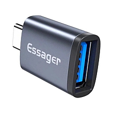 Адаптер Essager OTG USB to Type-C (EZJAC-SRA0G)