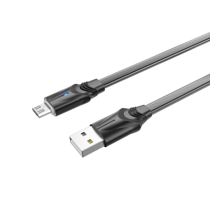 Кабель Borofone BU12 Synergy (black) USB to microUSB, 1м