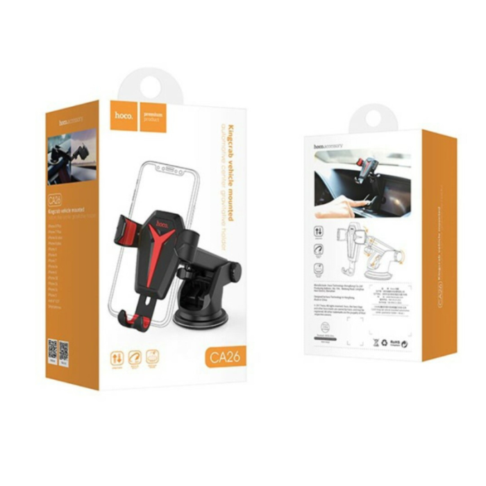 Автомобильный держатель Hoco CA26 Kingcrab для телефона