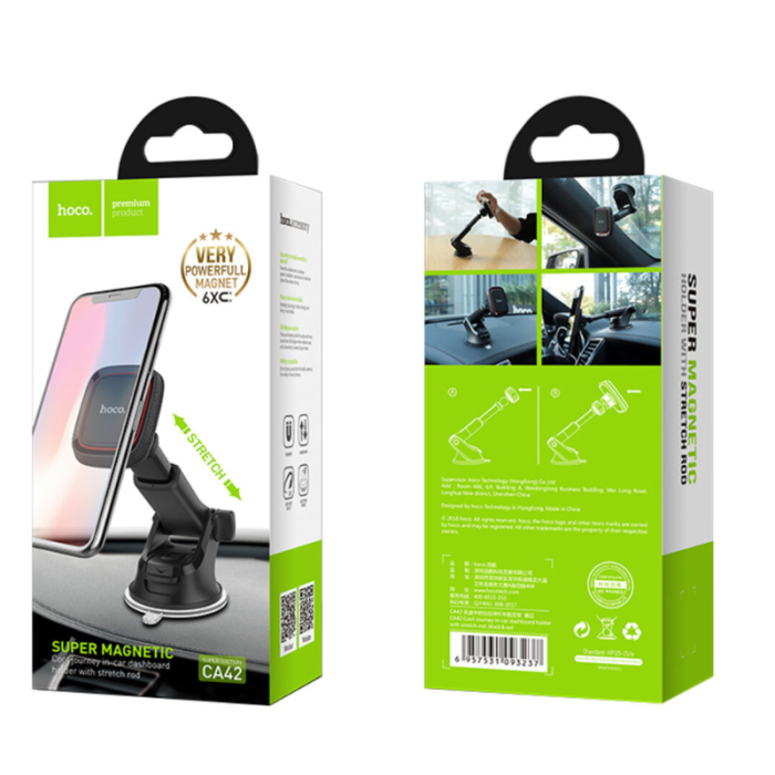 Автомобильный держатель Hoco CA42 для телефона магнитный