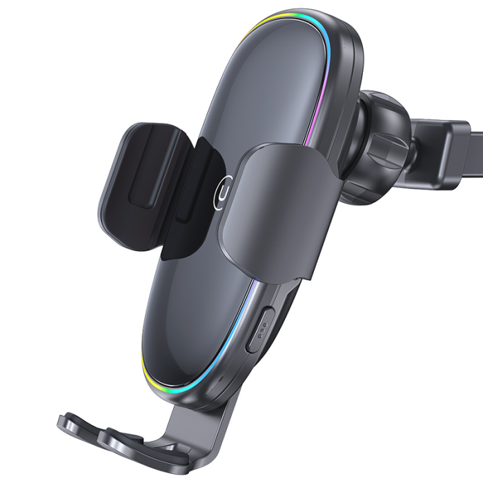 Автомобільний тримач USAMS US-CD187 для телефона з бездротовою зарядкою