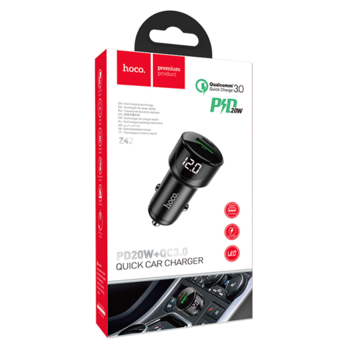 Автомобильное зарядное устройство Hoco Z42