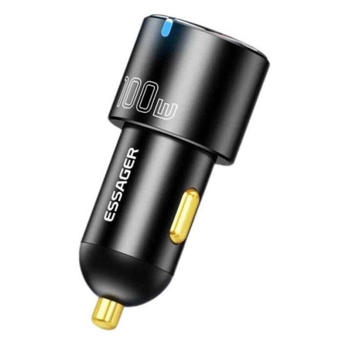 Автомобильное зарядное устройство Essager ECCAC-QTZ01 black