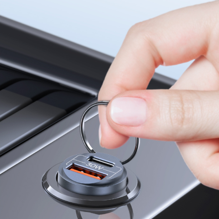 Автомобильное зарядное устройство Usams US-CC206