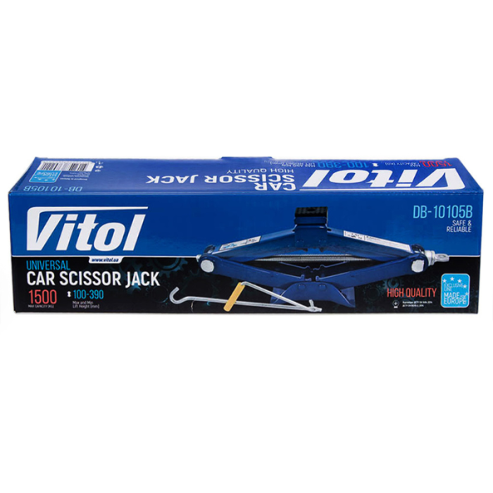 Домкрат Vitol DB-10105B (1,5т)