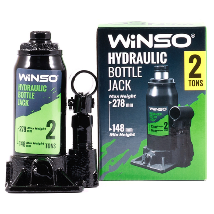 Домкрат гідравлічний Winso 170200 телескопічний, 2т