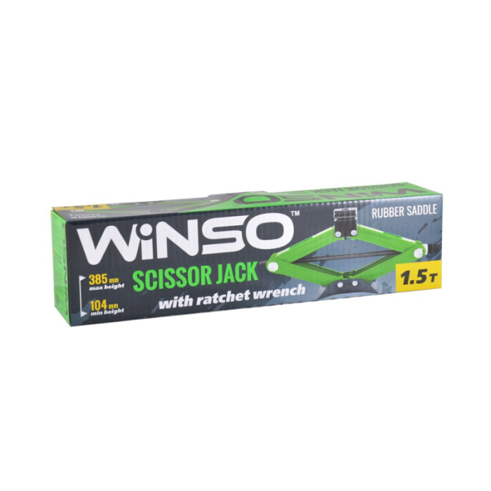Домкрат Winso 121520 (1,5т) з тріскачкою